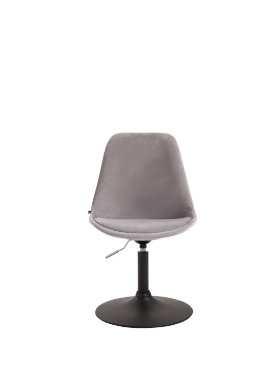 Silla de comedor Maverick de terciopelo, gris