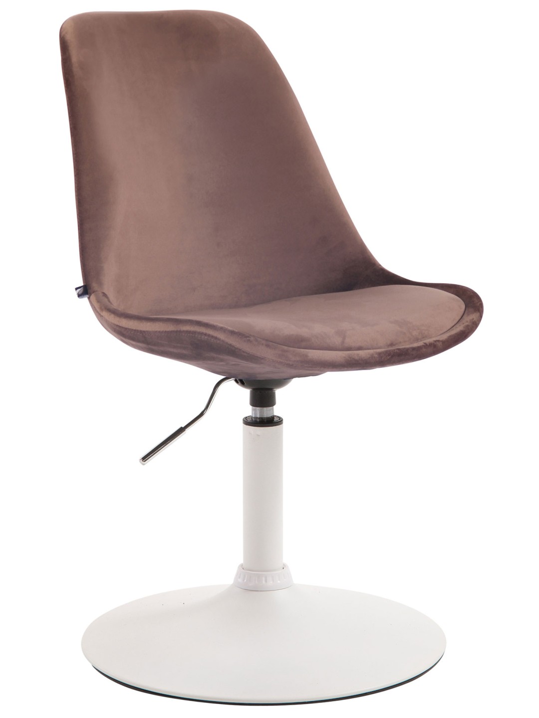 Silla de comedor Maverick de terciopelo, marrón