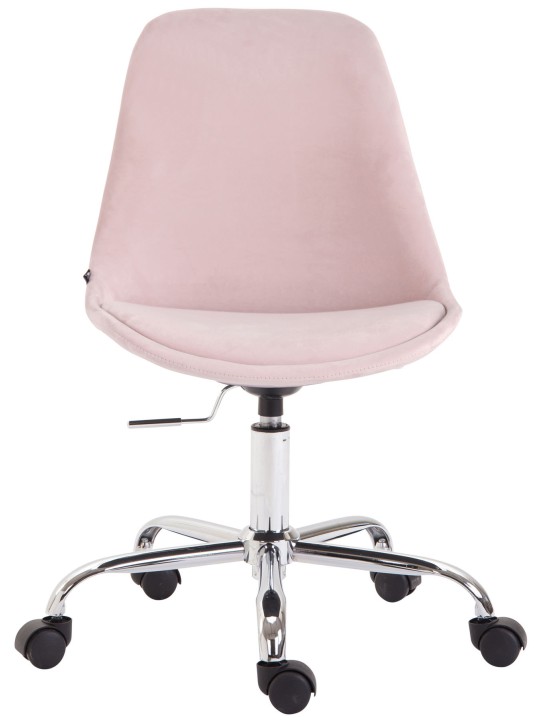 Silla de oficina Terciopelo Toulouse, rosa