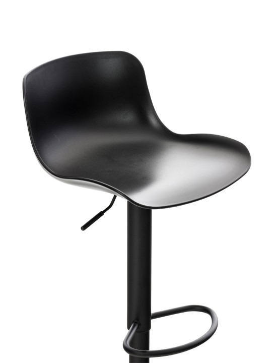 Juego de 2 taburetes de bar Almada, negro Juego de 2 taburetes de bar Almada, negro