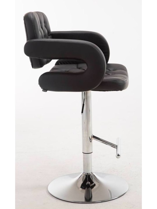 Juego de 2 taburetes de bar Dublin C, negro