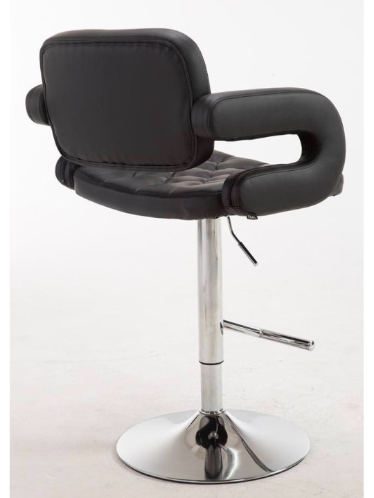 Juego de 2 taburetes de bar Dublin C, negro