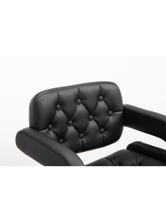 Juego de 2 taburetes de bar Dublin C, negro