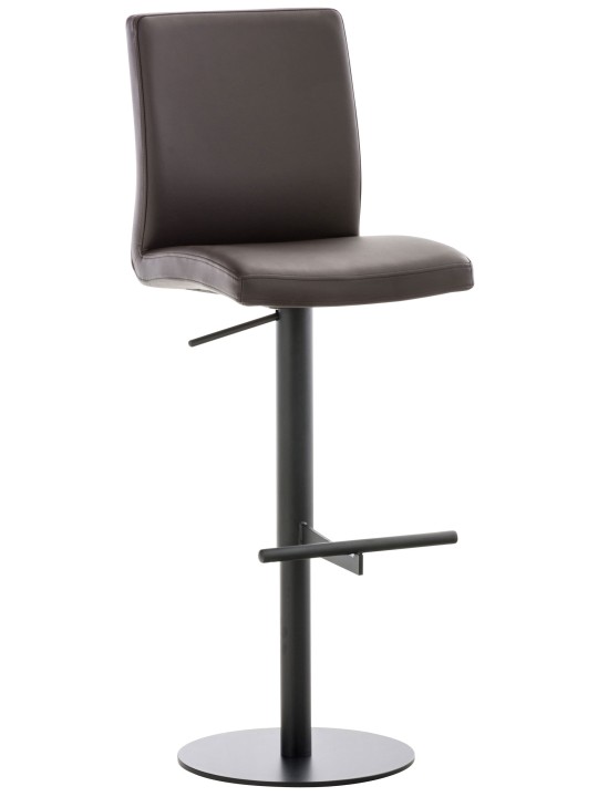 Taburete de bar Cadiz piel sintética, marrón Taburete de bar Cadiz piel sintética, marrón