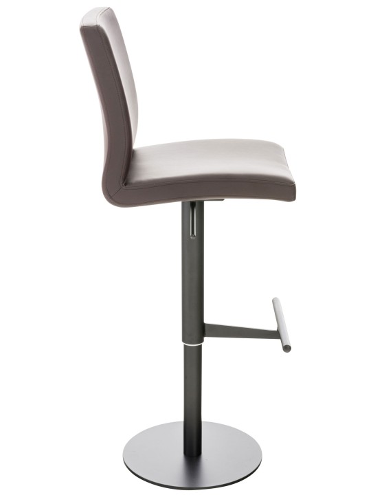 Taburete de bar Cadiz piel sintética, marrón Taburete de bar Cadiz piel sintética, marrón