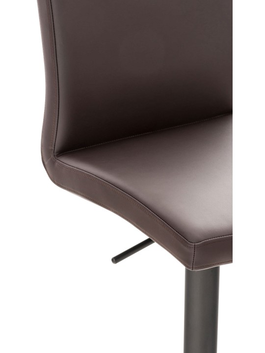 Taburete de bar Cadiz piel sintética, marrón Taburete de bar Cadiz piel sintética, marrón