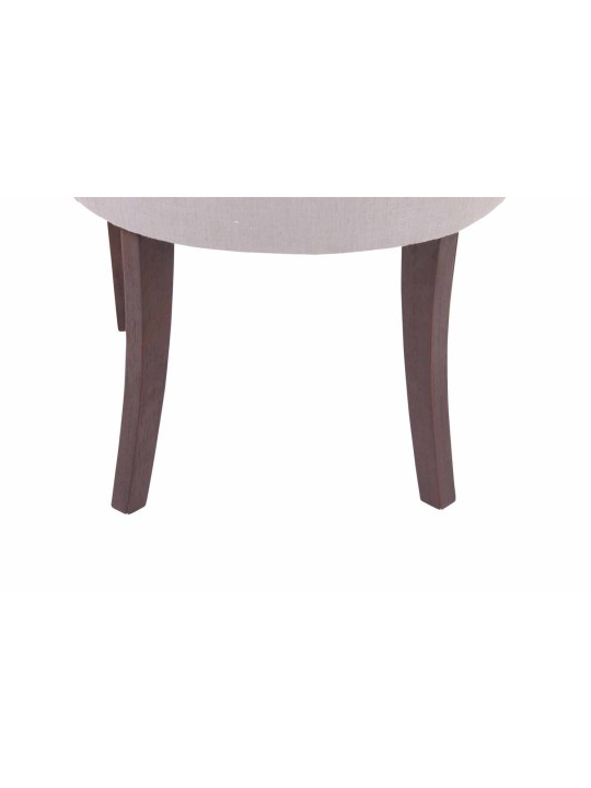 Juego de 2 sillas de comedor Aberdeen tela antigua, gris