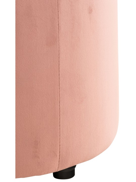 Taburete Pantin terciopelo, rosa