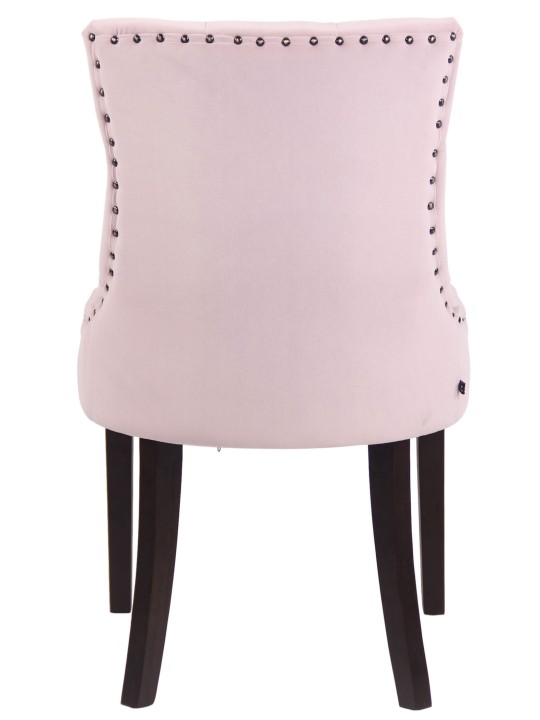 Silla de comedor Aberdeen terciopelo antiguo, rosa