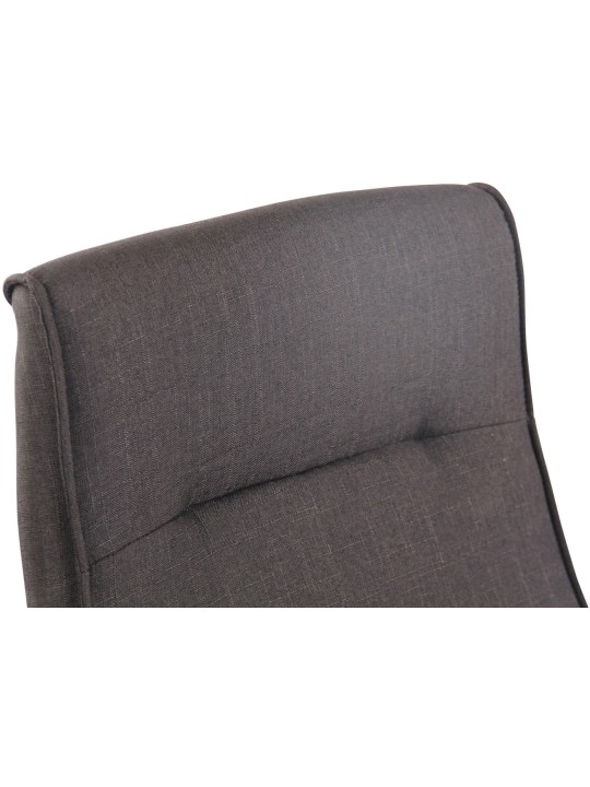 Silla de oficina tela Portland con función masaje, gris oscuro