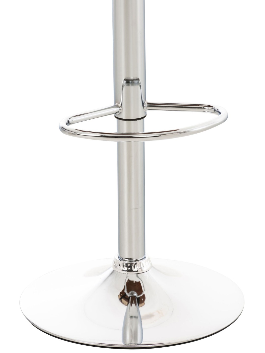 Juego de 2 taburetes de bar Sarnia piel sintética, nogal/negro