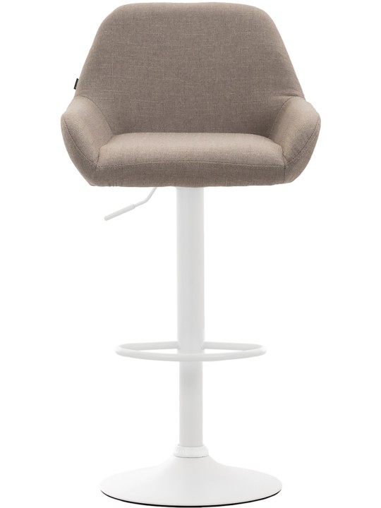 Taburete de bar Braga tela, taupe