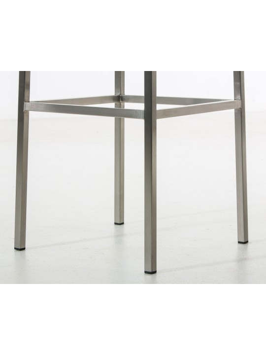 Juego de 2 taburetes de bar Montreal 85 tejido acero inoxidable, azul Juego de 2 taburetes de bar Montreal 85 tejido acero inoxidable, azul