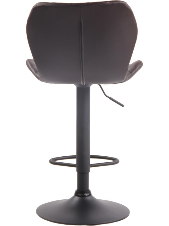 Taburete de bar de corcho de piel sintética, marrón