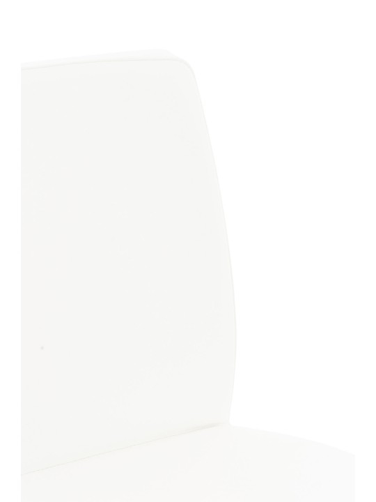 Juego de 2 taburetes de bar Cadiz piel sintética, blanco Juego de 2 taburetes de bar Cadiz piel sintética, blanco