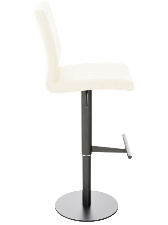 Juego de 2 taburetes de bar Cadiz piel sintética, crema Juego de 2 taburetes de bar Cadiz piel sintética, crema