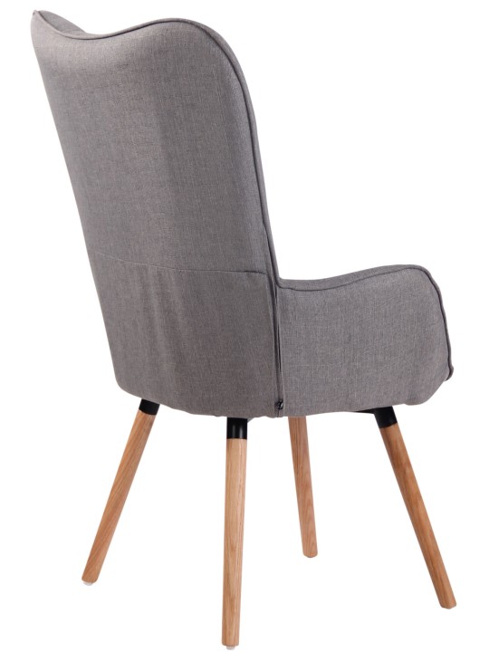 Tumbona Ashford tela natural, gris