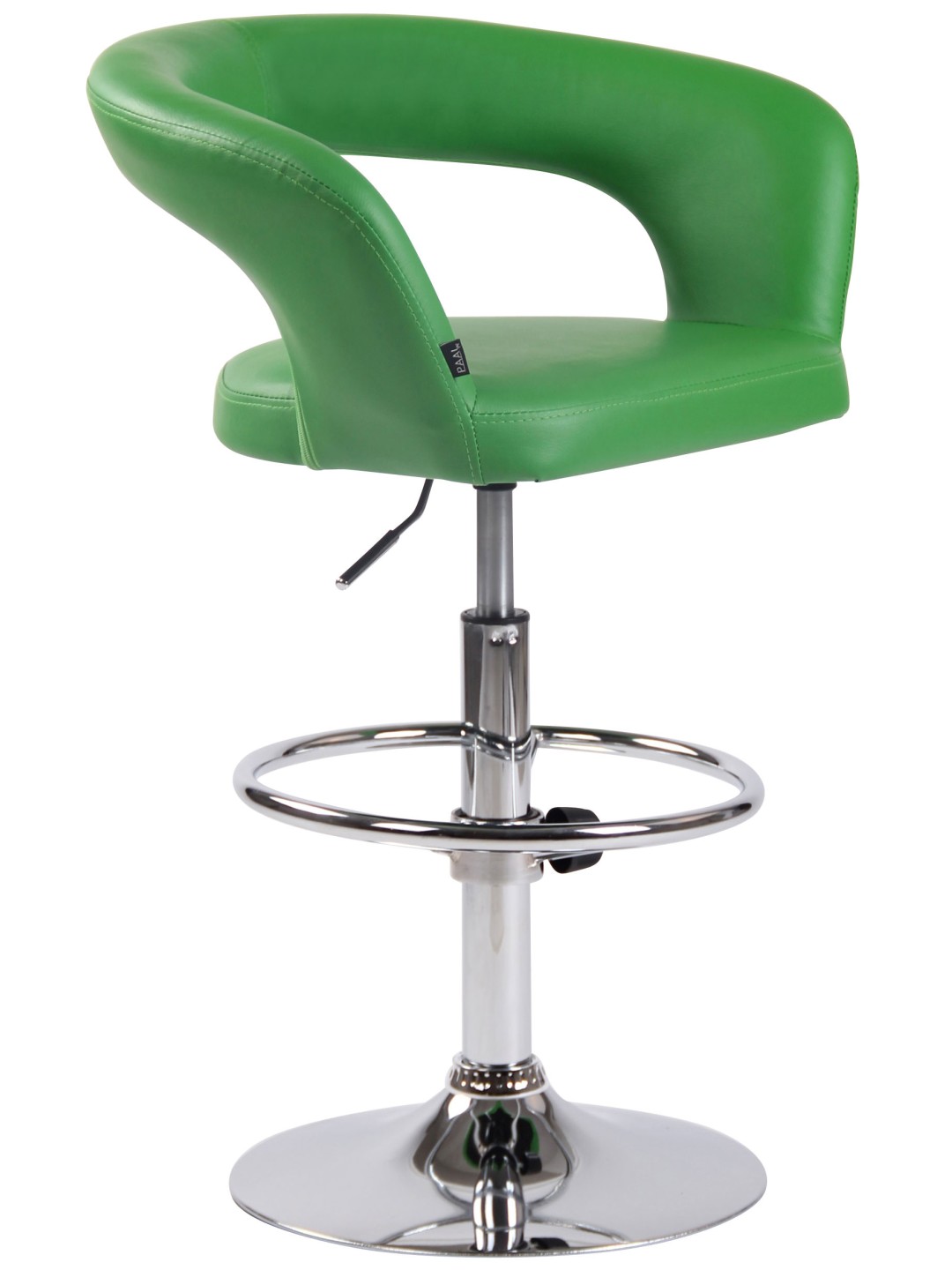 Taburete de bar Jaen piel sintética, verde