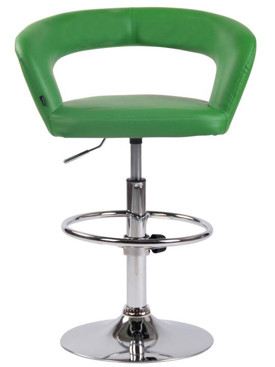 Taburete de bar Jaen piel sintética, verde Taburete de bar Jaen piel sintética, verde