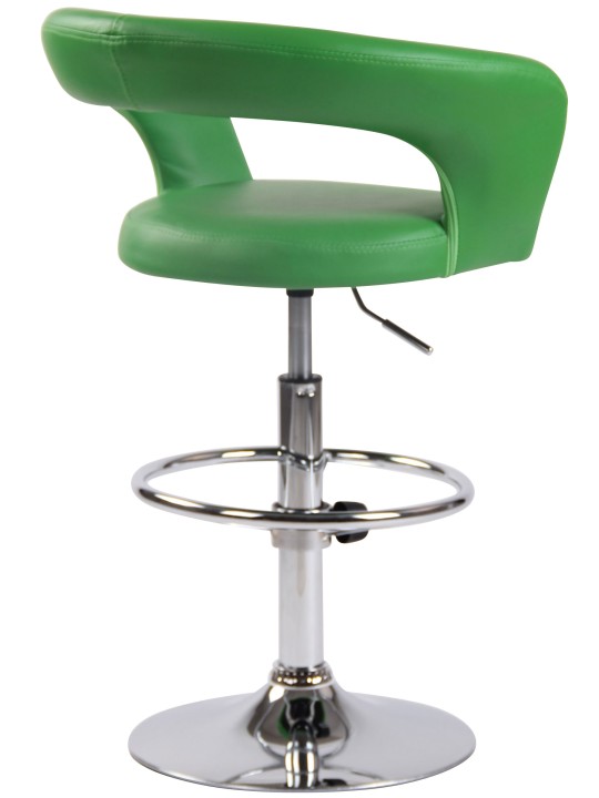 Taburete de bar Jaen piel sintética, verde Taburete de bar Jaen piel sintética, verde