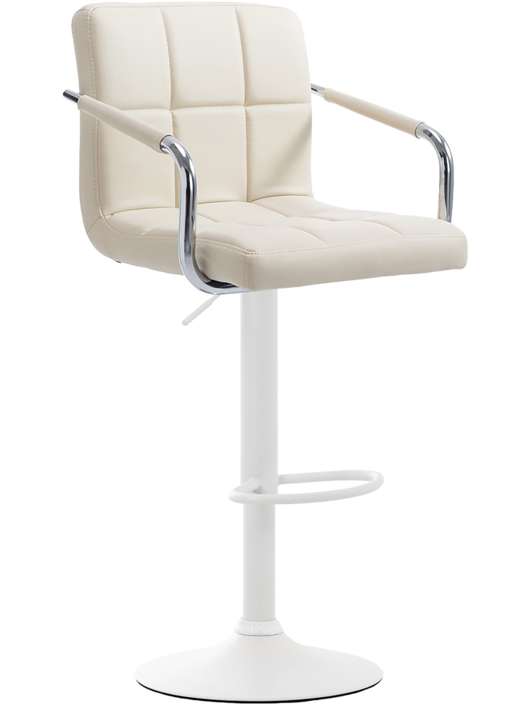 Taburete de bar Lucy V2, crema
