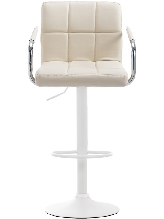 Taburete de bar Lucy V2, crema