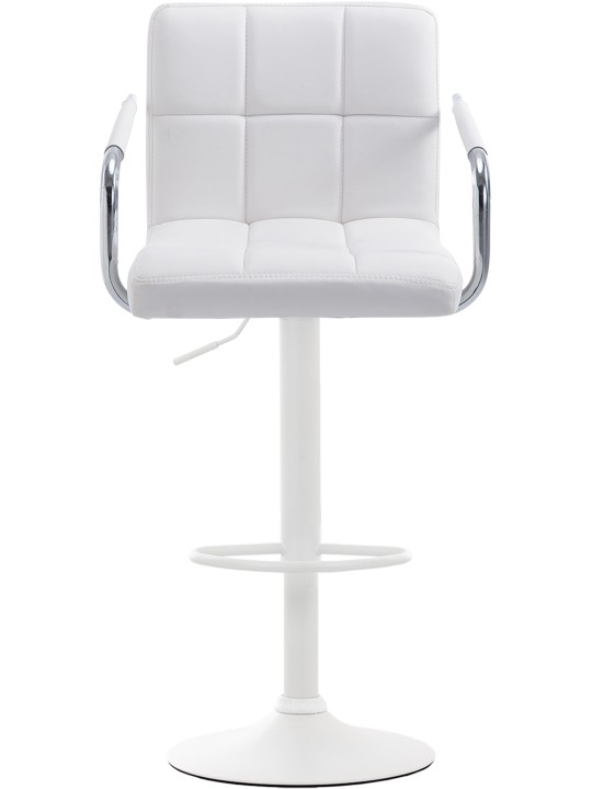 Taburete de bar Lucy V2, blanco