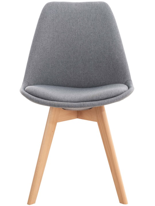 Silla Linares tela, gris claro Silla Linares tela, gris claro