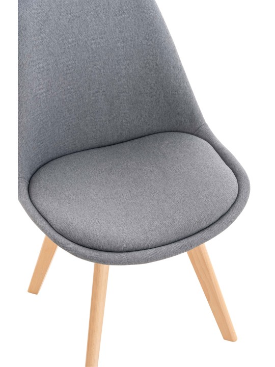 Silla Linares tela, gris claro Silla Linares tela, gris claro