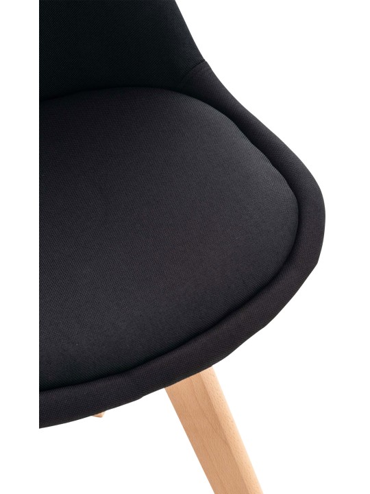 Silla Linares tela, negro Silla Linares tela, negro