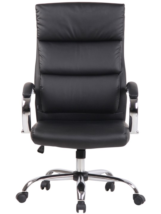 Silla de oficina Bradford piel sintética, negro