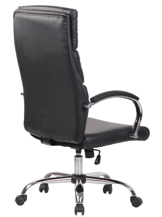 Silla de oficina Bradford piel sintética, negro
