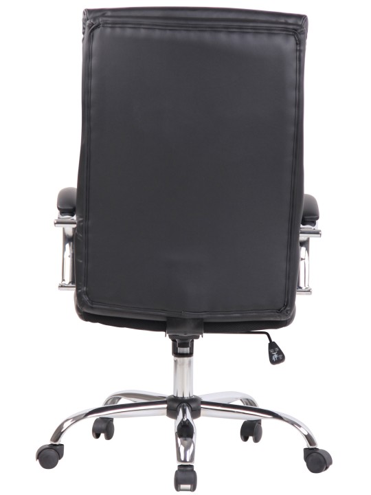 Silla de oficina Bradford piel sintética, negro