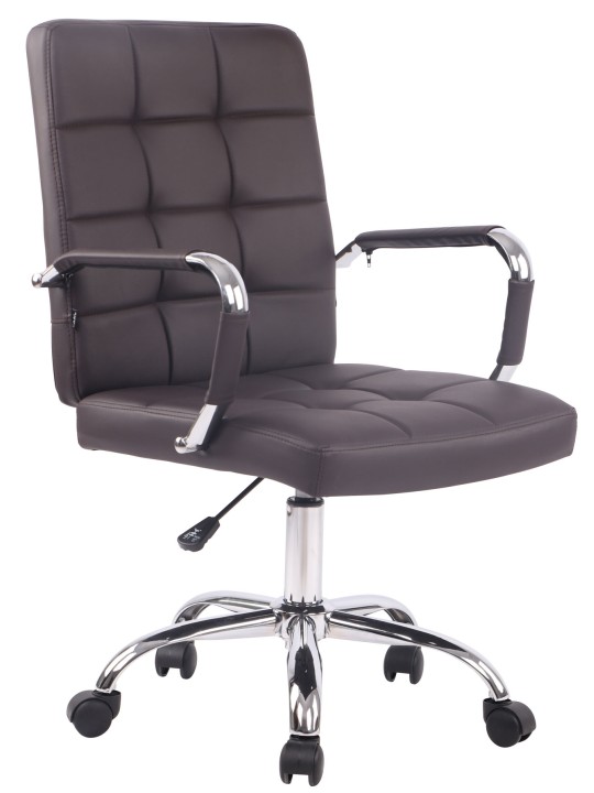 Silla de oficina Deli PRO ecopiel, marrón Silla de oficina Deli PRO ecopiel, marrón