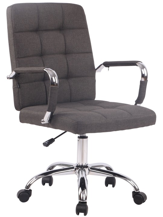 Silla de oficina Deli PRO tela, gris oscuro Silla de oficina Deli PRO tela, gris oscuro