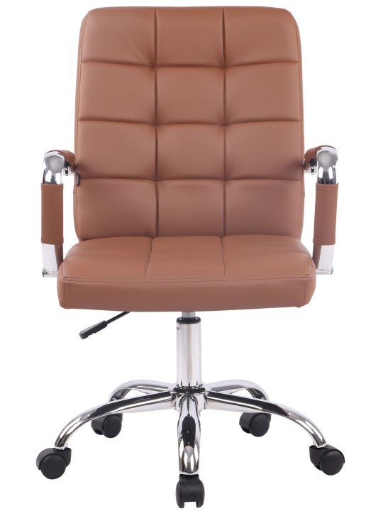Silla de oficina Deli PRO ecopiel, marrón claro Silla de oficina Deli PRO ecopiel, marrón claro