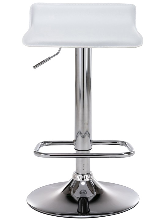 Juego de 2 taburetes de bar Dyn, blanco