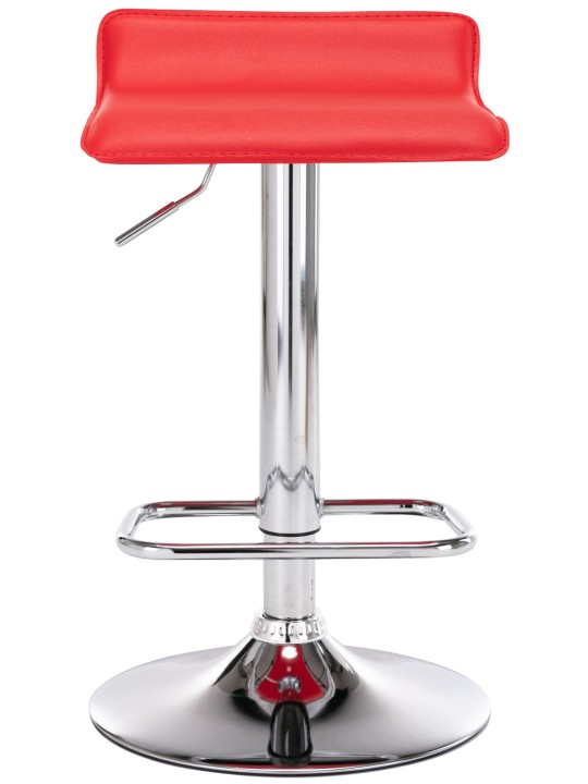 Juego de 2 taburetes de bar Dyn, rojo