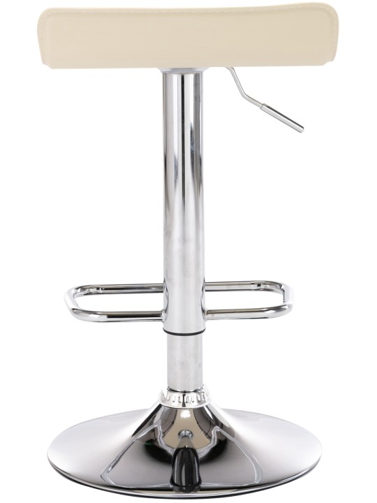 Juego de 2 taburetes de bar Dyn, crema