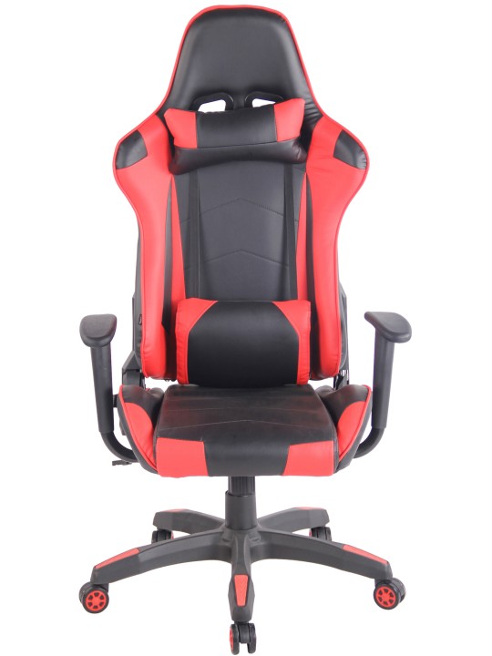 Silla de oficina Miracle V2, negro/rojo