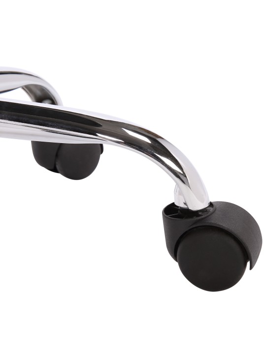 Taburete de trabajo Teramo piel sintética, negro Taburete de trabajo Teramo piel sintética, negro