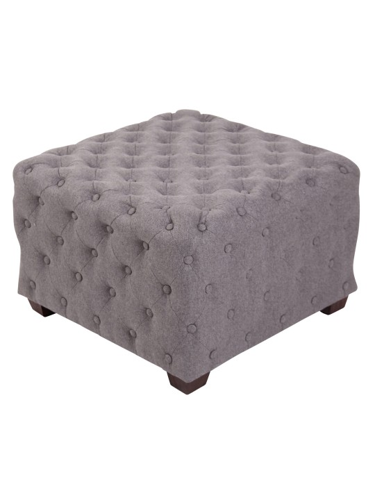 Taburete Nimes tela, gris