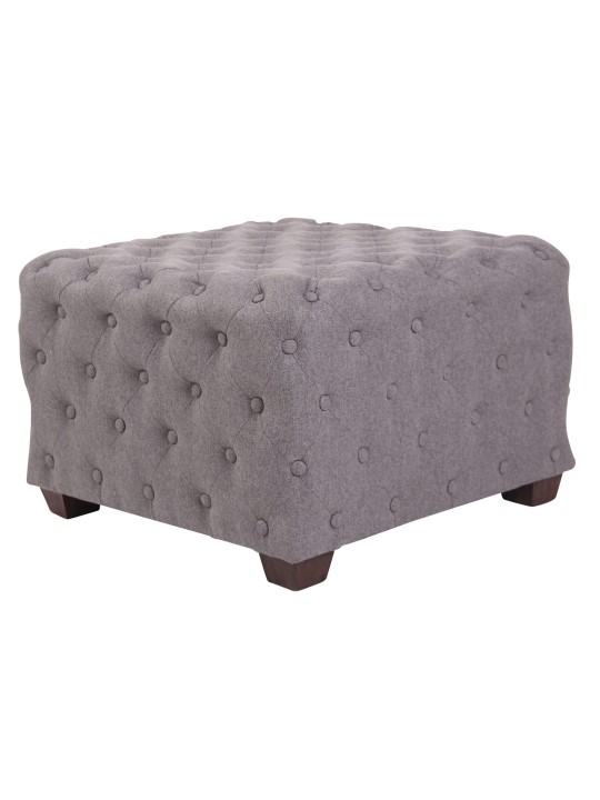 Taburete Nimes tela, gris