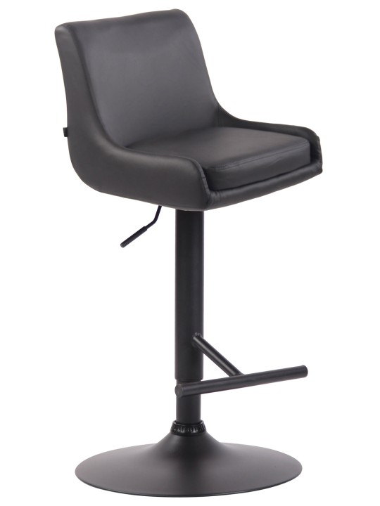 Taburete de bar Club piel sintética, gris