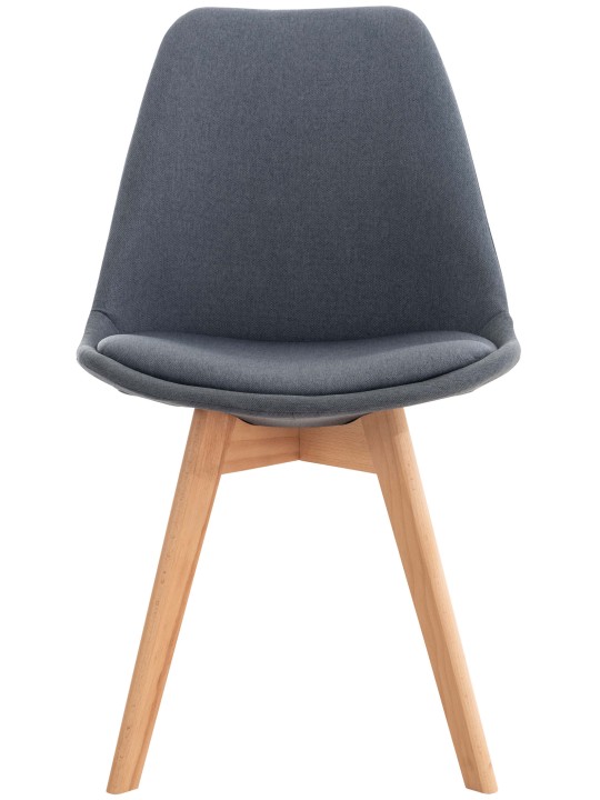 Silla Linares tela, gris oscuro Silla Linares tela, gris oscuro