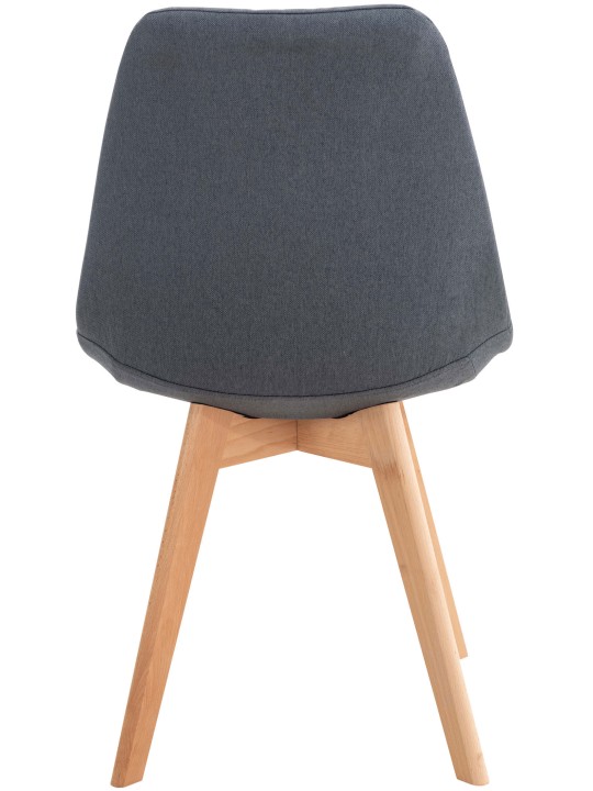 Silla Linares tela, gris oscuro Silla Linares tela, gris oscuro