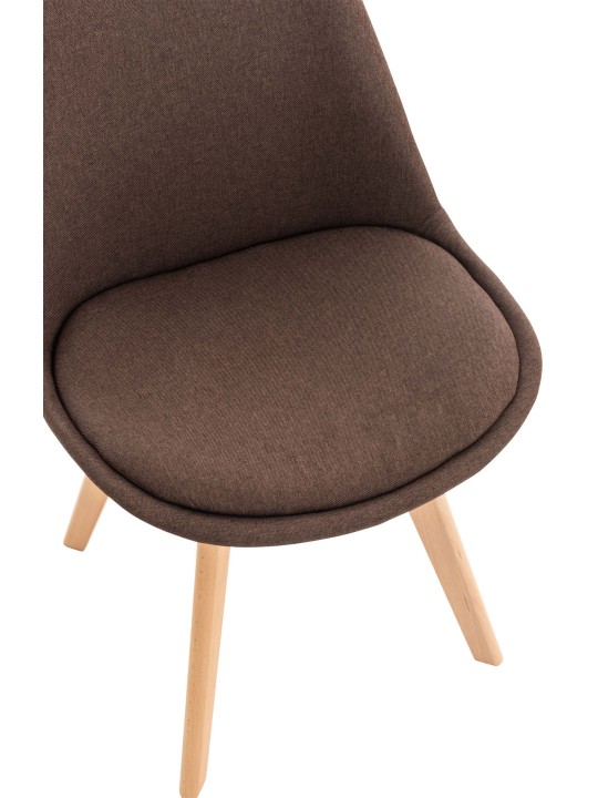 Silla Linares tela, marrón Silla Linares tela, marrón