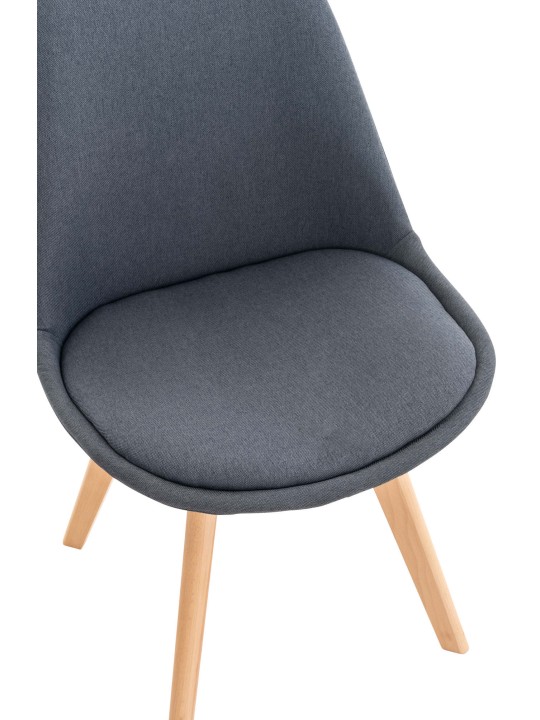 Silla Linares tela, gris oscuro Silla Linares tela, gris oscuro