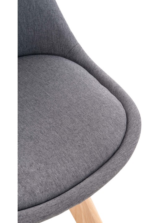 Silla Linares tela, gris Silla Linares tela, gris
