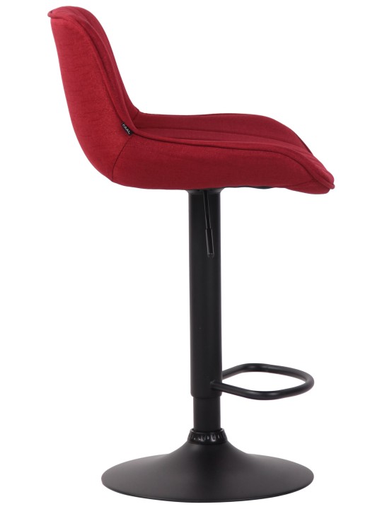 Taburete de bar tela Lentini, rojo Taburete de bar tela Lentini, rojo